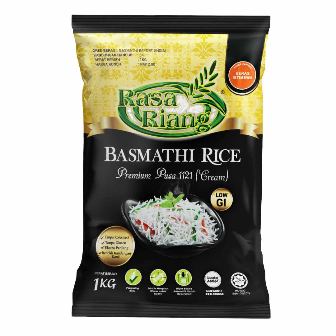 Beras Basmathi Pusa Cream 1kg